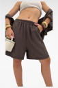 completo camicia e shorts tonfano